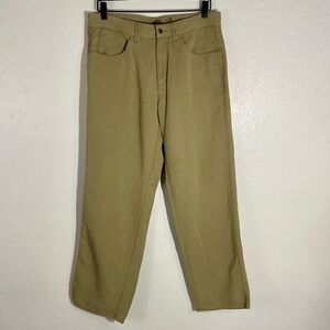 Tommy Bahama Flat-Front Pants Women’s Size 32 x 32 Tan Khaki Travel Outdoor
